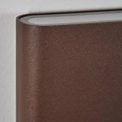 hofstein Gamas Lampe murale d´extérieur, Luminaire de salle de bain, Luminaire Up & Down, Applique murale LED Rouille, 1 lumière