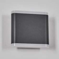 hofstein Gamas Lampe murale d´extérieur, Luminaire Up & Down, Applique murale LED Anthracite, 1 lumière