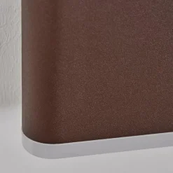 hofstein Gamas Lampe murale d´extérieur, Luminaire Up & Down, Applique murale LED Rouille, 1 lumière