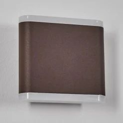 hofstein Gamas Lampe murale d´extérieur, Luminaire Up & Down, Applique murale LED Rouille, 1 lumière