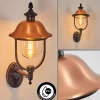 Luminaires Rustiques-hofstein Gascon Lampe murale d´extérieur, Applique murale Cuivre, Noir, 1 lumière