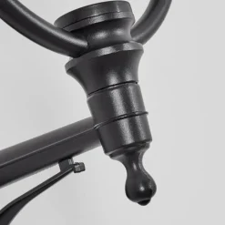 Luminaires Rustiques-hofstein Gascon Lampe murale d´extérieur, Applique murale Cuivre, Noir, 1 lumière