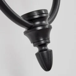 Luminaires Rustiques-hofstein Gascon Lampe murale d´extérieur, Applique murale Cuivre, Noir, 1 lumière