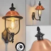 Luminaires Rustiques-hofstein Gascon Lampe murale d´extérieur, Applique murale Cuivre, Noir, 1 lumière
