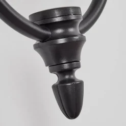 Luminaires Rustiques-hofstein Gascon Lampe murale d´extérieur, Applique murale Cuivre, Noir, 1 lumière