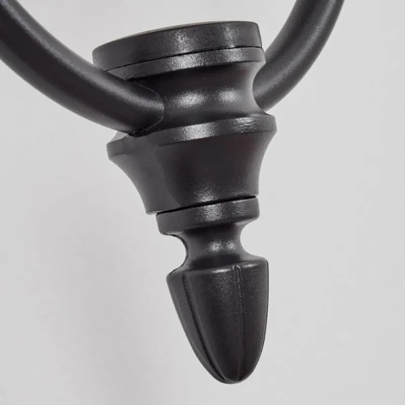 Luminaires Rustiques-hofstein Gascon Lampe murale d´extérieur, Applique murale Cuivre, Noir, 1 lumière