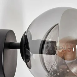 hofstein Gastor Boule lumineuse, Applique murale, Spot mural Fumé, 1 lumière