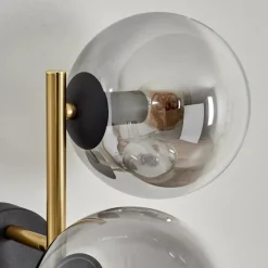 Lampes Dorées-hofstein Gastor Boule lumineuse, Applique murale Or, Noir, 3 lumières