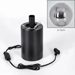 hofstein Gastor Boule lumineuse, Lampe de bureau, Lampe à poser Fumé, 1 lumière