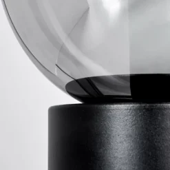 hofstein Gastor Boule lumineuse, Lampe de bureau, Lampe à poser Clair, Fumé, 1 lumière