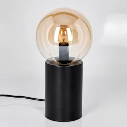 hofstein Gastor Boule lumineuse, Lampe de bureau, Lampe à poser Ambre, 1 lumière