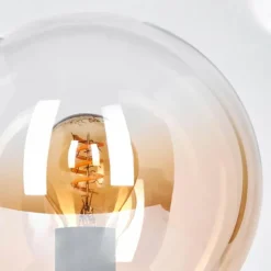 hofstein Gastor Boule lumineuse, Lampe de bureau, Lampe à poser Ambre, Clair, 1 lumière