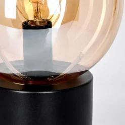 hofstein Gastor Boule lumineuse, Lampe de bureau, Lampe à poser Ambre, Clair, 1 lumière