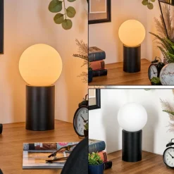 hofstein Gastor Boule lumineuse, Lampe de bureau, Lampe à poser Blanc, 1 lumière