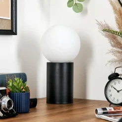 hofstein Gastor Boule lumineuse, Lampe de bureau, Lampe à poser Blanc, 1 lumière