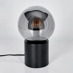 hofstein Gastor Boule lumineuse, Lampe de bureau, Lampe à poser Fumé, 1 lumière
