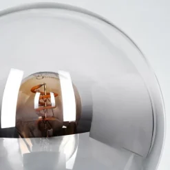 hofstein Gastor Boule lumineuse, Lampe de bureau, Lampe à poser Clair, Fumé, 1 lumière