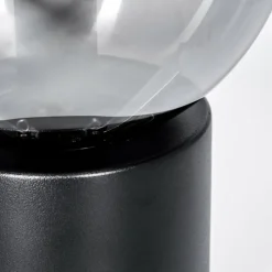 hofstein Gastor Boule lumineuse, Lampe de bureau, Lampe à poser Clair, Fumé, 1 lumière