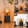 hofstein Gastor Boule lumineuse, Lampe de bureau, Lampe à poser Ambre, Clair, 1 lumière