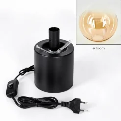 hofstein Gastor Boule lumineuse, Lampe de bureau, Lampe à poser Ambre, Clair, 1 lumière