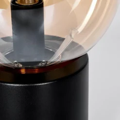 hofstein Gastor Boule lumineuse, Lampe de bureau, Lampe à poser Ambre, Clair, 1 lumière