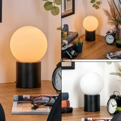 hofstein Gastor Boule lumineuse, Lampe de bureau, Lampe à poser 15 cm Blanc, 1 lumière