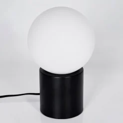 hofstein Gastor Boule lumineuse, Lampe de bureau, Lampe à poser 15 cm Blanc, 1 lumière