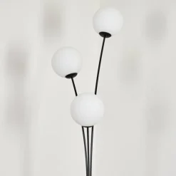 hofstein Gastor Boule lumineuse, Lampadaire Blanc, 3 lumières