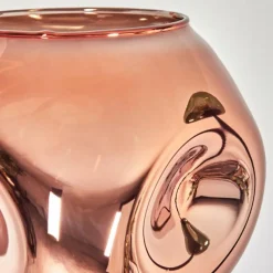 hofstein Gastor Boule lumineuse, Lampadaire Bleu, Vert, Cuivré, 3 lumières