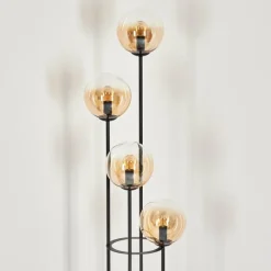 hofstein Gastor Lampadaire 30 cm Ambre, Clair, 4 lumières