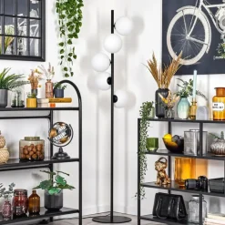 hofstein Gastor Lampadaire 33 cm Blanc, 5 lumières