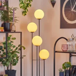 hofstein Gastor Lampadaire 30 cm Blanc, 4 lumières