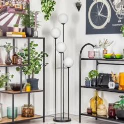 hofstein Gastor Lampadaire 30 cm Blanc, 4 lumières