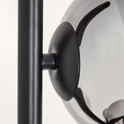 hofstein Gastor Lampadaire 33 cm Chrome, Fumé, 5 lumières