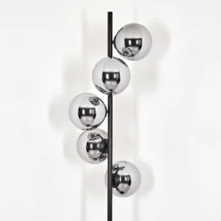 hofstein Gastor Lampadaire 33 cm Chrome, Fumé, 5 lumières