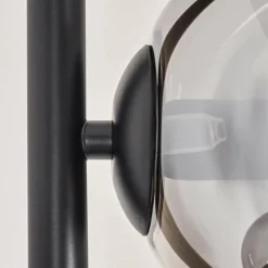 hofstein Gastor Lampadaire 33 cm Noir, 5 lumières