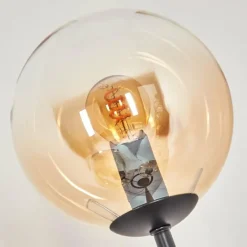 hofstein Gastor Lampadaire 25 cm Noir, 3 lumières