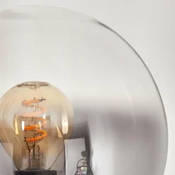 hofstein Gastor Lampadaire 30 cm Noir, 3 lumières