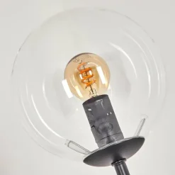 hofstein Gastor Lampadaire 30 cm Noir, 3 lumières