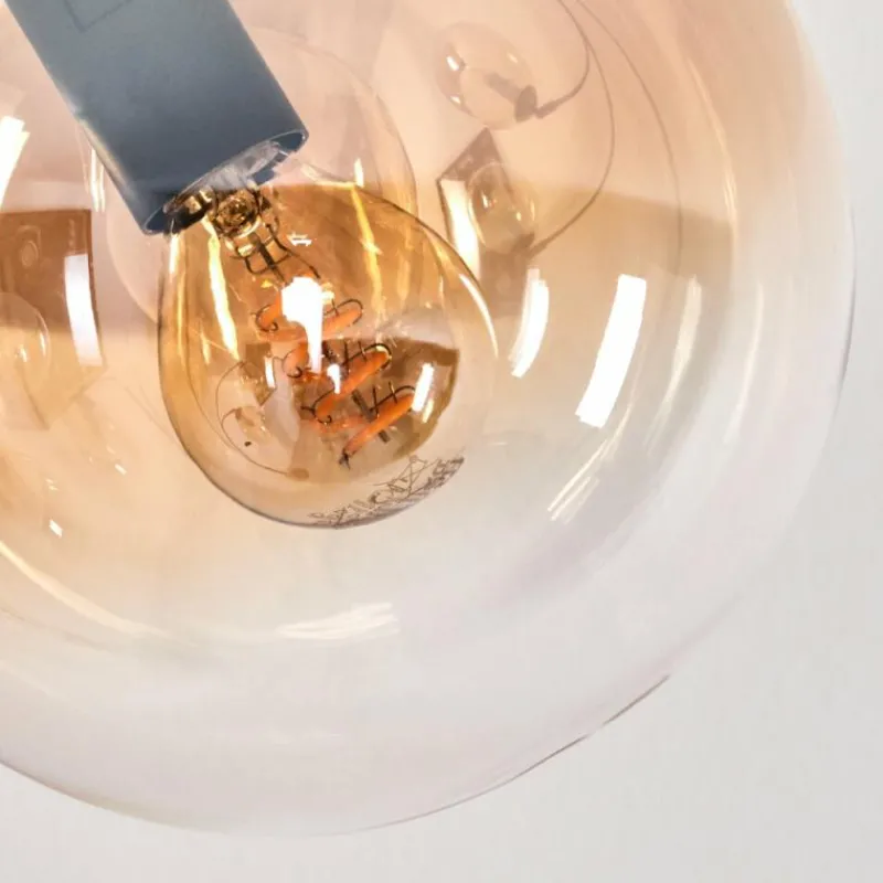 hofstein Gastor Lampadaire Ambre, Clair, 3 lumières