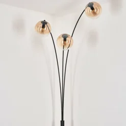 hofstein Gastor Lampadaire Ambre, Clair, 3 lumières