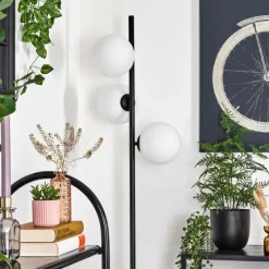 hofstein Gastor Lampadaire Blanc, 3 lumières