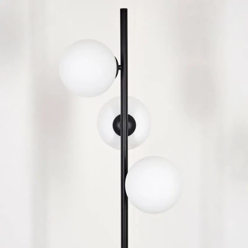 hofstein Gastor Lampadaire Blanc, 3 lumières