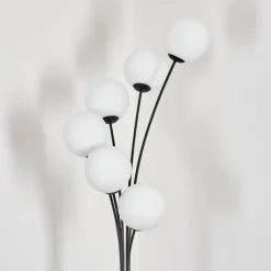 hofstein Gastor Lampadaire Blanc, 6 lumières