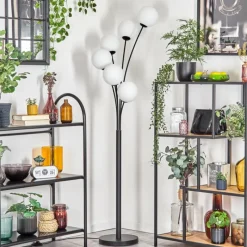 hofstein Gastor Lampadaire Blanc, 6 lumières