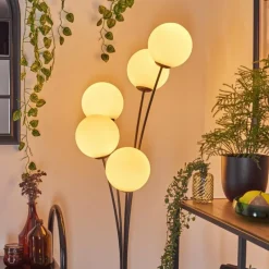 hofstein Gastor Lampadaire Blanc, 5 lumières