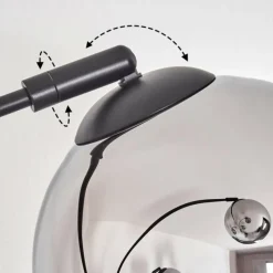 hofstein Gastor Lampadaire Chrome, 5 lumières