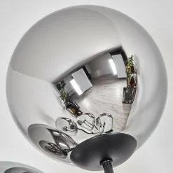 hofstein Gastor Lampadaire Chrome, Fumé, 5 lumières