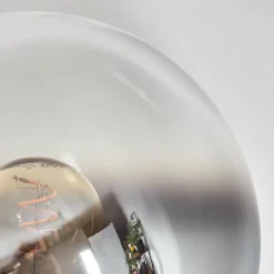 hofstein Gastor Lampadaire Chrome, Clair, Fumé, 6 lumières