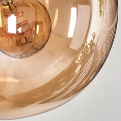 hofstein Gastor Lampadaire Noir, 3 lumières